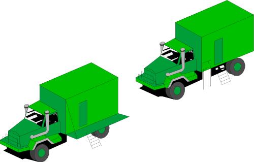 Convoy of trucks; Transport