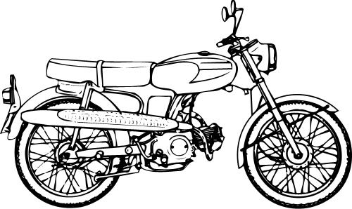 Motorbike; Bike, Wheels, Engine, Motor, Vehicle