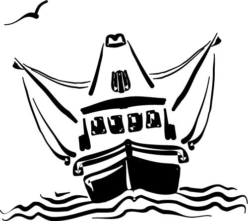 Trawler; Fiching, Trawler, Boat, Sea, Water