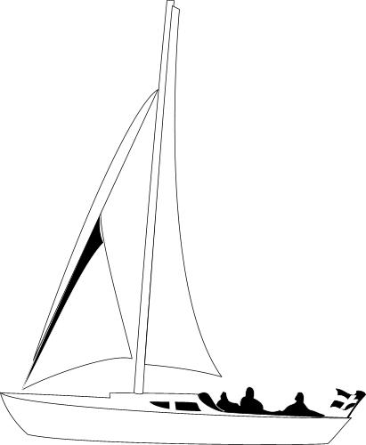 Yacht; Yacht, Sail, Boat, Sea, Water, People