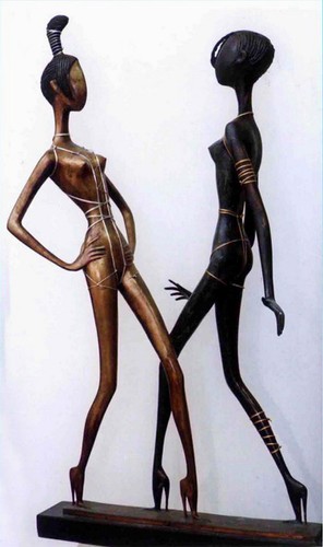 Modern Moda; 2002 year; bronze; 110x42x25 sm