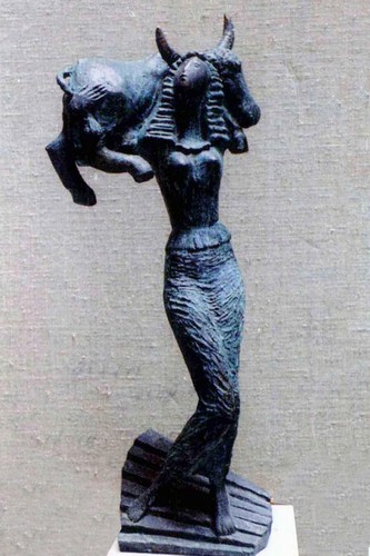 Mischiff; 1999 year; bronze; 55x22x12 sm