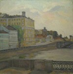 Midday in Zamoskvarechie, Old Moscow. City landscape
