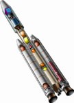 Booster rocket Titan IIIE, Space