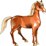 Palomino pony, Animals