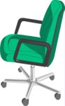 Office chair with arms, Business