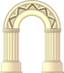 Typical roman arch, Buildings