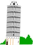 Leaning Tower of Pisa, Buildings