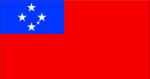 Western Samoa, Flags