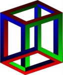 Impossible square optical illusion, Corel Xara, views: 5411