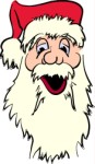 Santa's face, Holidays, views: 4202