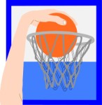 Dunking a basket ball, Sport