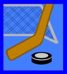 Ice hockey stick and puck, Sport