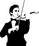 Violin player, Music, views: 4811