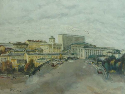 The Bolshoi Kamenny Most (The Big Stone bridge); canvas, oil, collection
