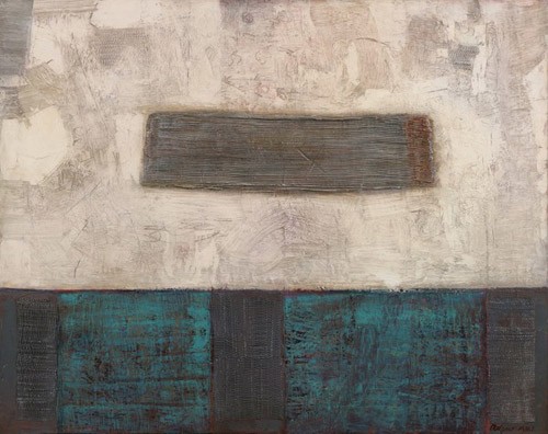Wall of consent; canvas, oil, 100x80 sm, 1992 year, collection