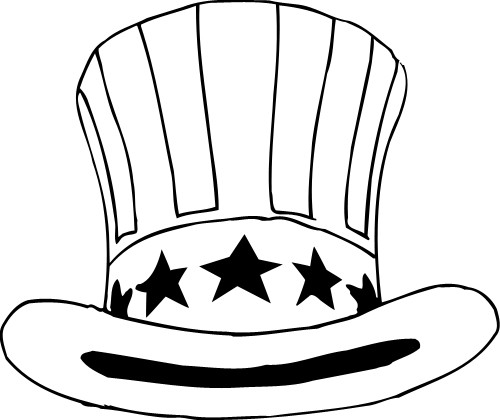 Hat; Top, Stars, Stripes, America, Clothes
