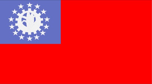 Burma; Flags