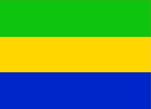 Gabon; Flags