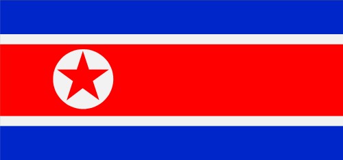 North Korea; Flag