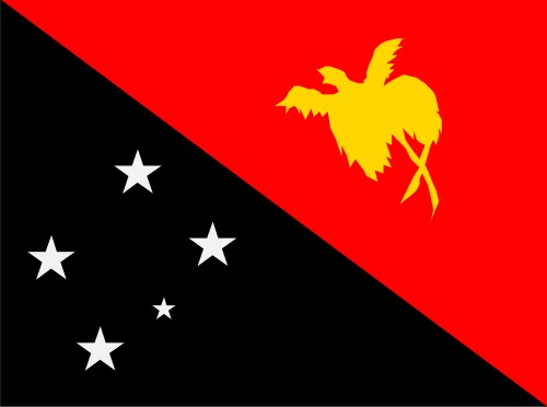 Papau New Guinea; Flag