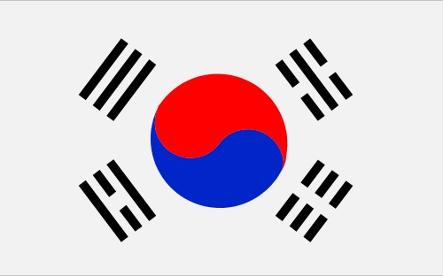 Flags: South Korea