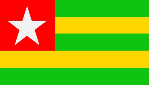 Togo; Flags