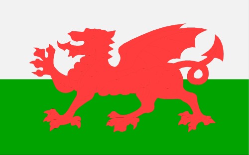 Wales; Flags