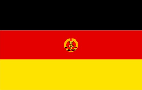 East Germany, DDR; Flag