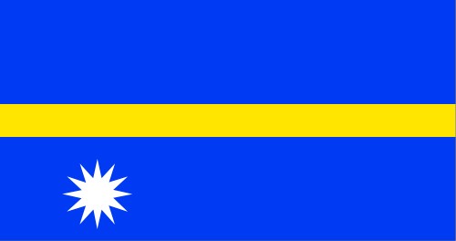 Nauru; Flag