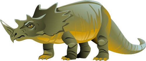 Triceratops; Dinosaur, Carnivore