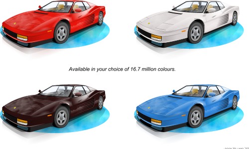 Fast Italian cars; Shades, Example, Colours, Ferrari, Testarossa, Jason