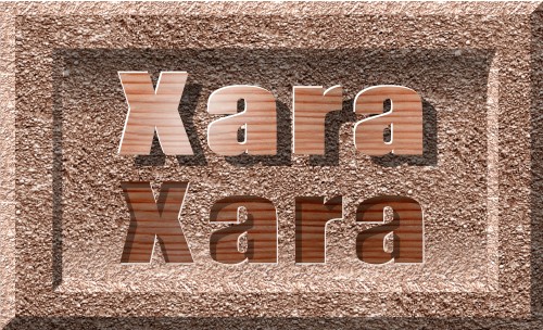 Corel Xara: Wood name