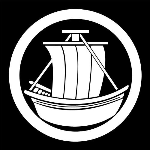Japanese Boat Crest; Asia, Matsuri, Graphics, Japanese, Boat, Crest