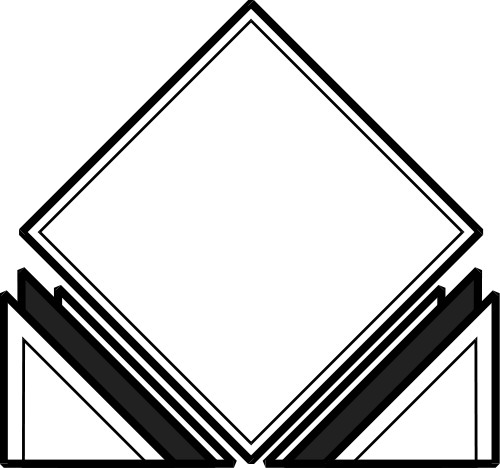 Isometric box; Border, Box, Grey, Frame
