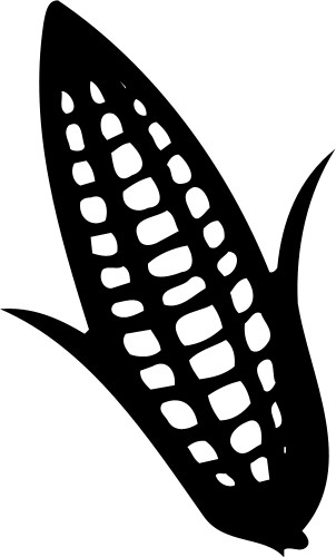 Початок кукурузы; Хлебный злак, Силуэт, Продовольствие