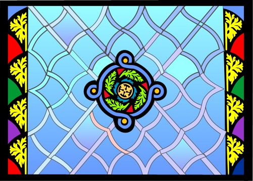 Stained Glass Design; Design, Faith, Corel, Stained, Glass