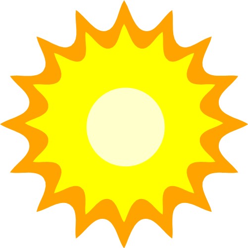Sun burst; Sun, Star