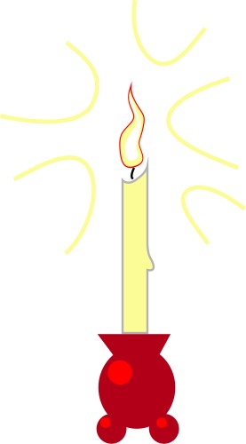 Candle; Candle, Xmas, Flame, Light, Heat, Pot