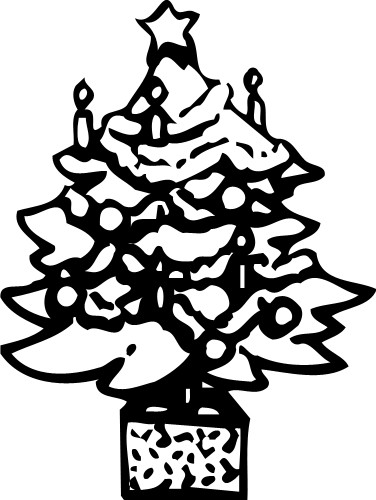 Xmas Tree; Tree, Xmas, Christmas, Decorations, Candles