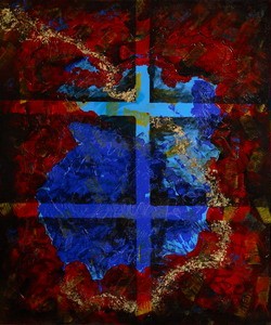 Camelot; canvas, oil; 120 x 100 cm