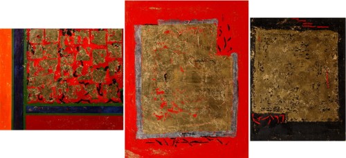 Triptych. Fall; canvas, oil; 120 x 100 cm