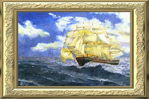 Storm; 60x40 cm; canvas, oil; 2007 year