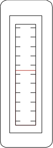 Level meter; Record, Grey, Outline, Measure