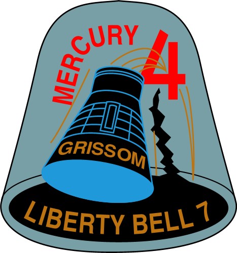 Liberty 7 Mission Crest; Space, United States, One, Mile, Up, Liberty, 7, Mission, Crest