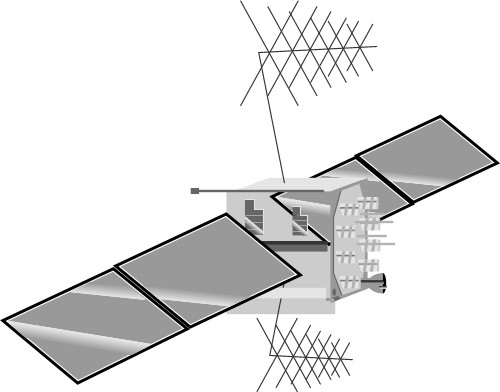 Космический спутник; Механизм, Транспорт, Ракета, Космос