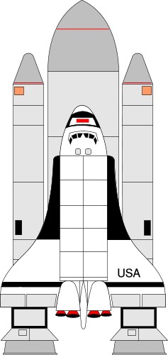 Shuttle; Space, United States, Corel, Shuttle