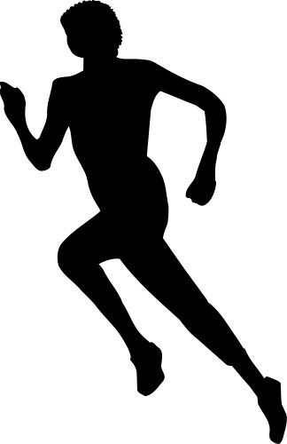 Runner; Silhouette, Sport