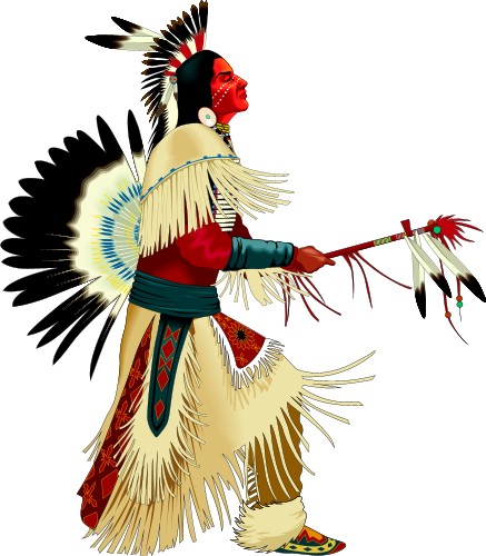 Dancing Indian; People, Traditional, Totem, Graphics, Dancing, Indian