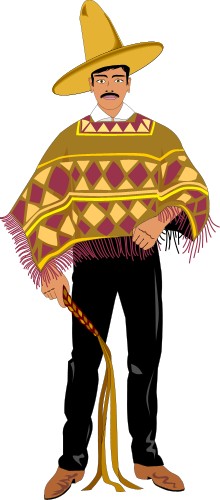 Mexican Man; People, Traditional, Corel, Mexican, Man